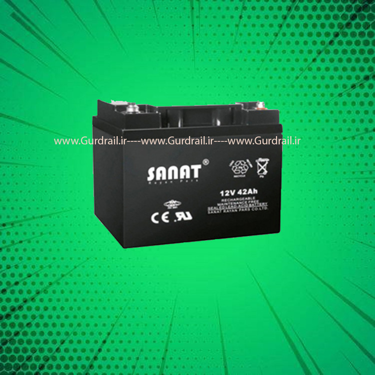 باتری 12 ولت 42 آمپر صنعت