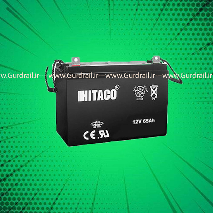 باتری یو پی اس 12 ولت 65 آمپر هیتاکو مدل HB65-12