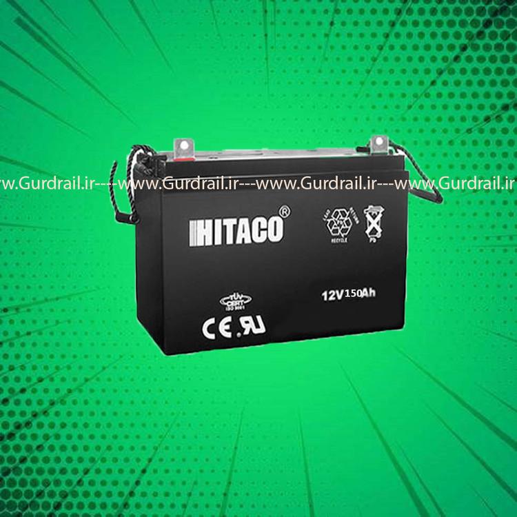 باطری یو پی اس هیتاکو ۱۲ ولت ۱۵۰ آمپر سری HRA