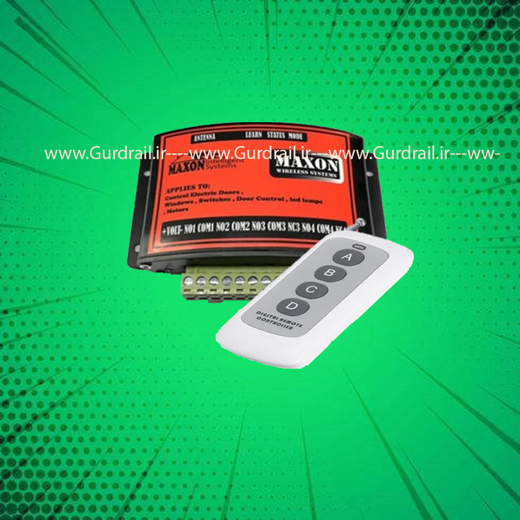 ریموت کنترل و گیرنده 4 کانال مدل PX4