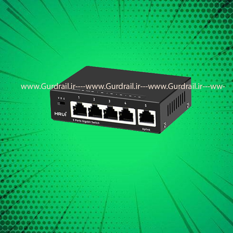 سوئیچ اترنت اچ ار یو ای 5 پورت مدل HRUI HR-SWG1050