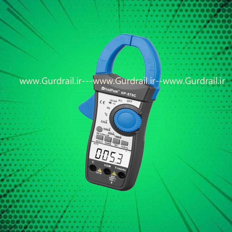 کلمپ متر 1000 آمپر هلدپیک مدل AC/DC 870MR