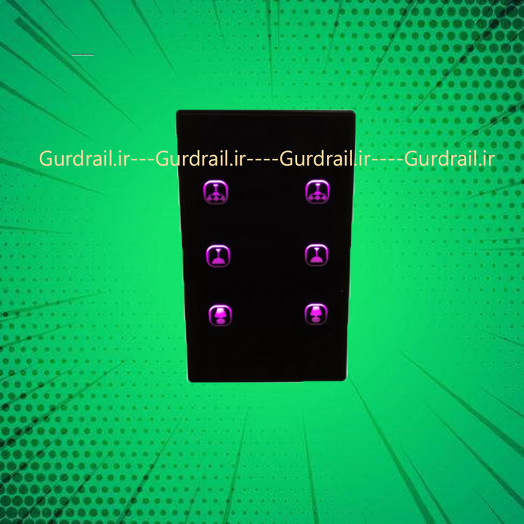 کلید هوشمند 6 پل لمسی برند HBB