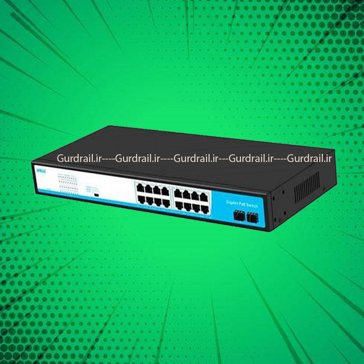 سوئیچ 16 پورت اچ ار یو ای مدل HRUI HR901-AFG-162S-300