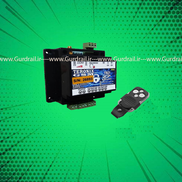 کنترل پیامکی 2 کانال ریموت دار ترونیکس TS2